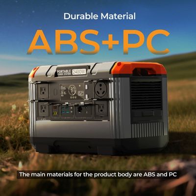 2400W Portable Power Station with 2016Wh LiFePO4 Battery 650W Solar Input and 1.5 Hours Fast Charging for Outdoor Camping