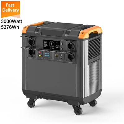5376Wh MPPT Home Backup Portable Power Station Solar Generator with High Capacity and Fast Charging