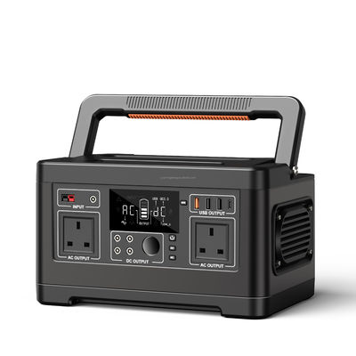 High Capacity 500W Portable Power Station 520WH Outdoor Lithium Ion Power Station