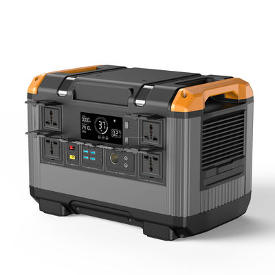 Portable LiFePo4 Solar Power Station 2400W With LED Lighting / MPPT Controller