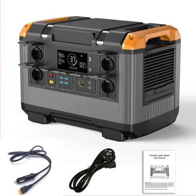 OEM 2400W Portable Power Station LiFePO4 Solar Power Station With MPPT Controller