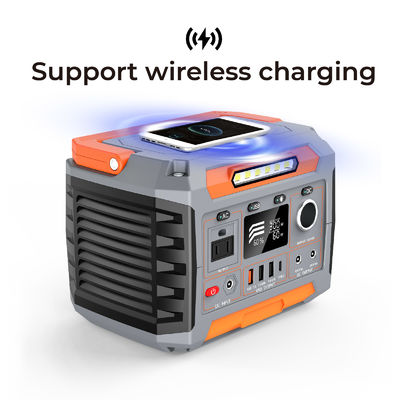 300W 270Wh Portable Solar Camping Power Station With Pure Sine Wave Inverter Lithium Ion Battery