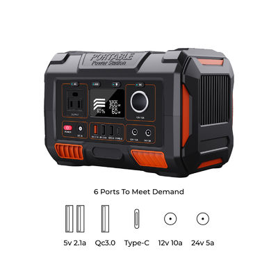 MPPT Controller Multi Function Power Station 300W 270WH With Lithium Ion Battery