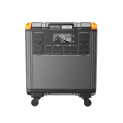 Lifepo4 3000W Portable Power Station Solar Generator AC Adaptor Power Source