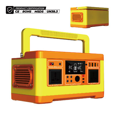 Solar Charging 500W Portable Power Station Pure Sine Wave Inverter AU/JP Plugs