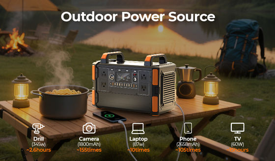 Portable Power Station 1200W Emergency Power Supply 110V 220V lithium Battery Power Station Multi-Function Solar Energy Storage