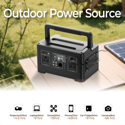 High Quality 500W 520wh Portable Power Station Lithium Battery Solar Inverter Energy Storage Battery  Power Bank With Good Price