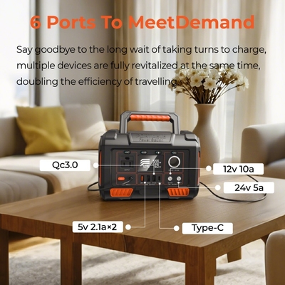 300W Portable Solar Power Station with Lithium Battery and MPPT