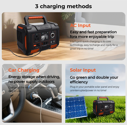 300W Portable Solar Power Station with Lithium Battery and MPPT
