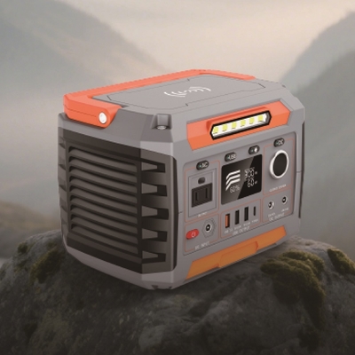 300W Portable Power Station with MPPT Controller and Wireless Charging