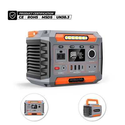 300W Portable Power Station with MPPT Controller and Wireless Charging
