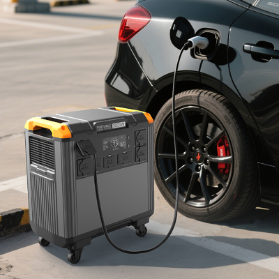 3000W Portable Power Station LiFePO4 Battery Solar Generator for Camping