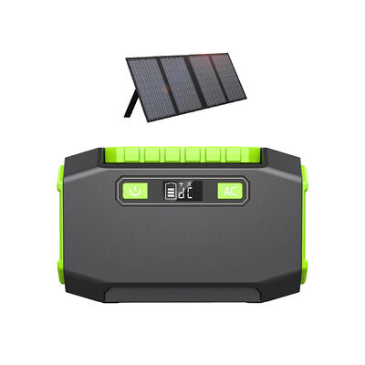 Portable 200W Outdoor Solar Power Bank Power Station Lithium Ion Battery MPPT Controller for Home Use-EU US UK Plugs Included