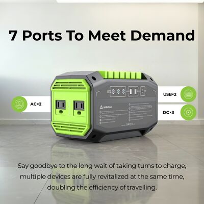 Outdoor Portable 200W Power Station Solar Charging AC 110/220V 200 Watt Emergency Power Supply for Home Camping