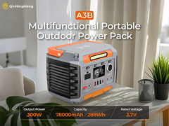 Multi-functional 300W 288Wh Portable Power Station with Wireless Charging
