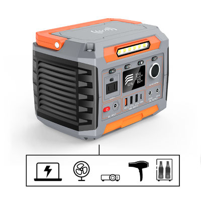 Invertisseur d'onde sinusoïdale pure centrale électrique portable de grande capacité 300W 288Wh Pour les urgences à domicile en extérieur