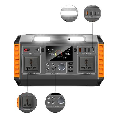 Station électrique portable d'urgence 110V 230V Station électrique portable 600w
