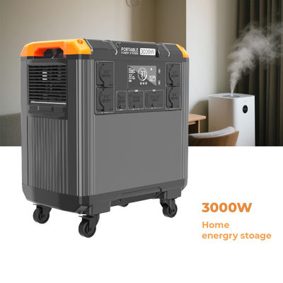 Lifepo4 3000W centrale électrique portable Générateur solaire Adaptateur secteur