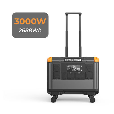 Banque d'énergie portable Générateur solaire LiFePO4 Batterie centrale électrique 3000 Watt