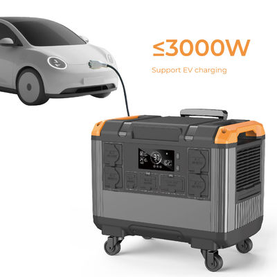 Station solaire portable multifonctionnelle 3000W avec protection contre les surcharges