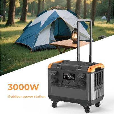 OEM 3000W centrale électrique portable Pure Sine Wave pour le camping en plein air