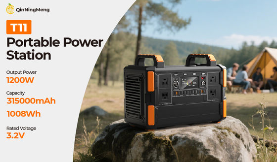 Portable Power Station 1200W Emergency Power Supply 110V 220V lithium Battery Power Station Multi-Function Solar Energy Storage