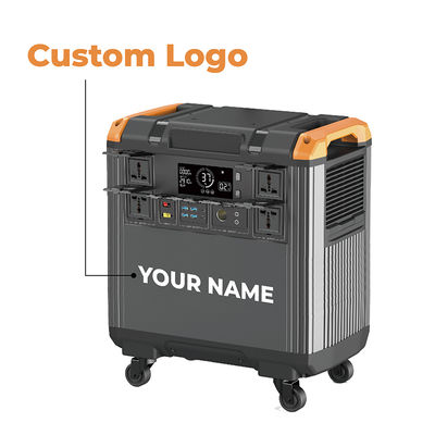 3000W Portable Power Station with 5376Wh LiFePO4 Battery and Solar Generator for Outdoor Camping
