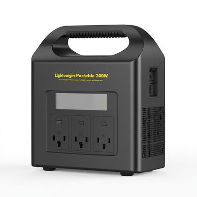 Lightweight Portable 200W Portable Power Station Easy to Transport for Outdoor Activities Emergency Power and Remote Jobs