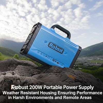 Robust 200W Portable Power Supply Weather Resistant Housing Ensuring Performance in Harsh Environments and Remote Areas
